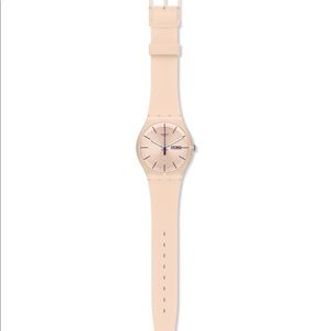 Swatch Rose Rebel Silicon Watch